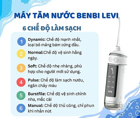 MÁY TĂM NƯỚC BENBI LEVI