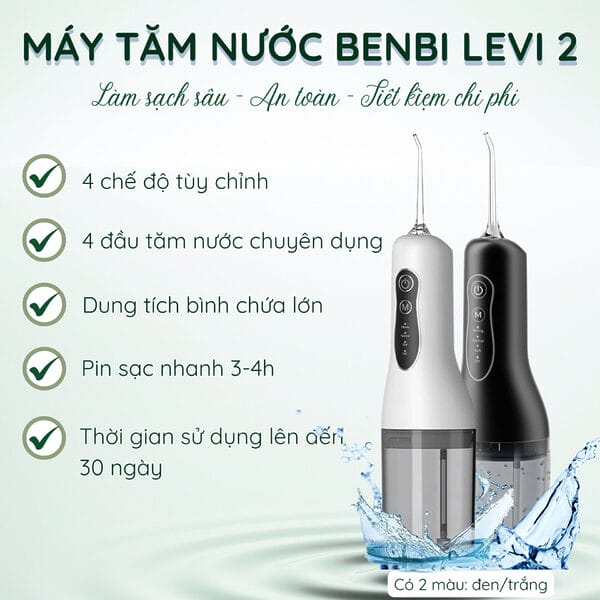 MÁY TĂM NƯỚC BENBI LEVI 2